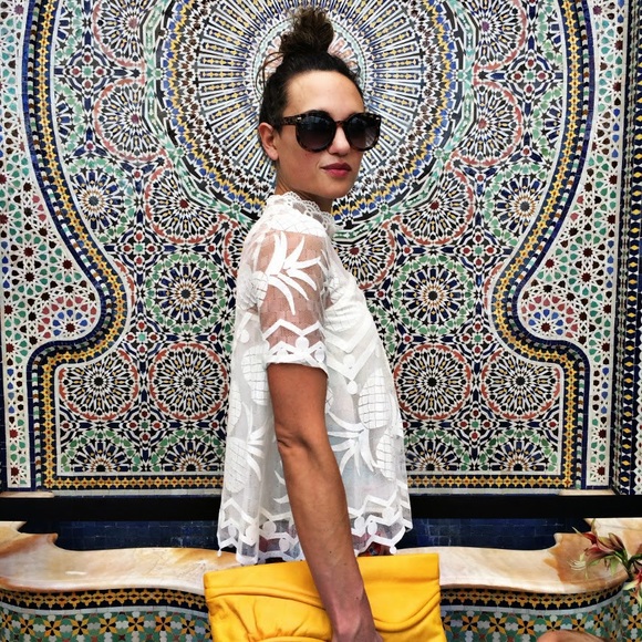 Anthropologie Maeve Pina Lace Top 0 - Picture 2 of 11